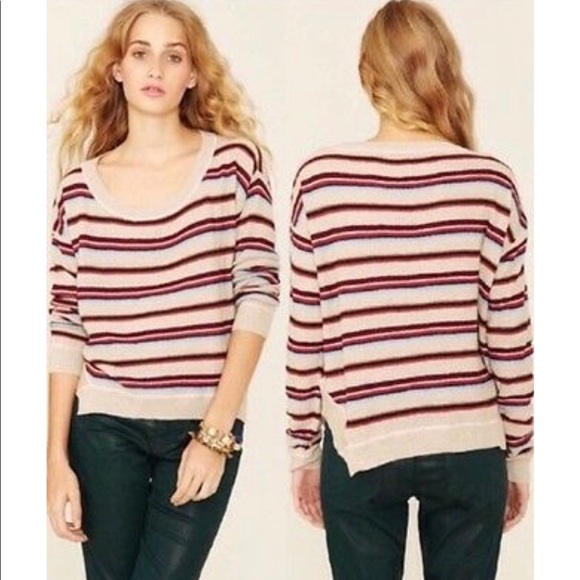 Free People Beach Road Trip Striped Sweater - Picture 2 of 4